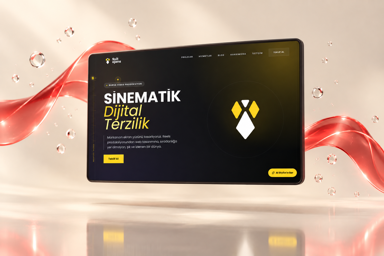 Suit Ajans — masaüstü web tasarımı